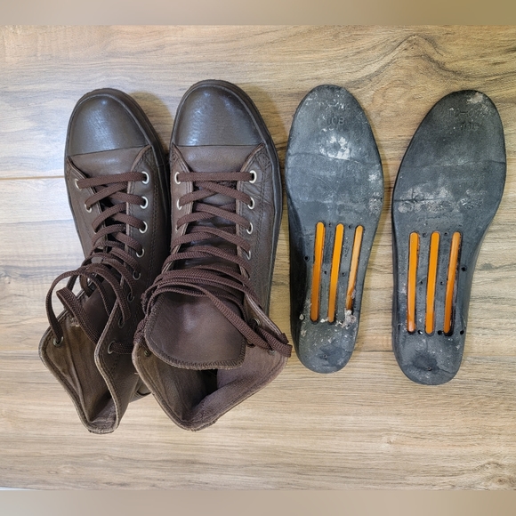 Converse brown leather, size US 10 - Picture 14 of 14